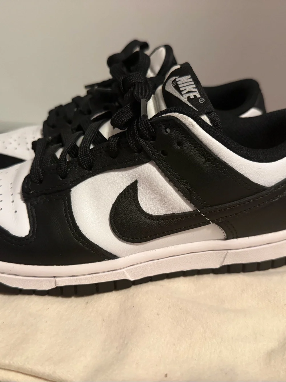 Nike Black and White Low-Top Sneakers